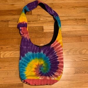 Tie dye cross body bag